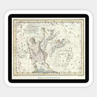 Constellations Bootes, Canes Venatici -Alexander Jamieson Sticker